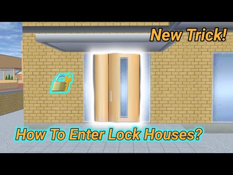 How To Enter Lock Houses In Sakura School Simulator Tutorial
