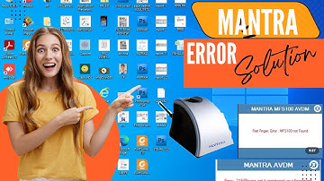 MANTRA ALL ERROR SOLUTION || mantra driver || mantra reset || mantra mfs 100 driver डाउनलोड