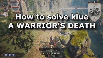 MK1 Invasions - How to solve klue A WARRIOR