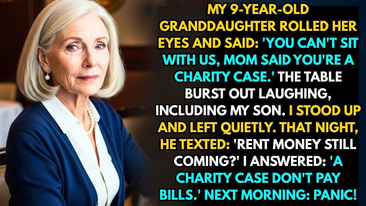 My Granddaughter Called Me A Nobody And My Son and His Wife Laughed. The Next Morning, They Were All