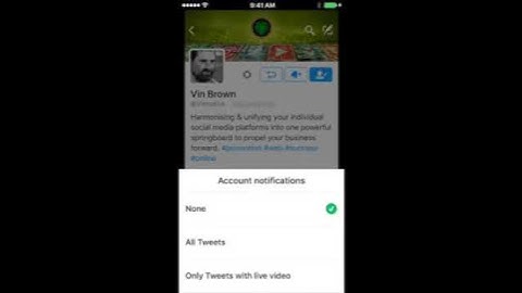 How to Turn on Twitter Live Video Notifications