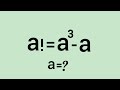 Canada | Nice Olympiad Math Problem | a =?