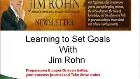 Goal.Setting Workshop with Jim Rohn