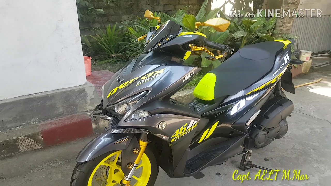  AEROX  155  2021 Modifikasi review Aerox  hijau stabilo  