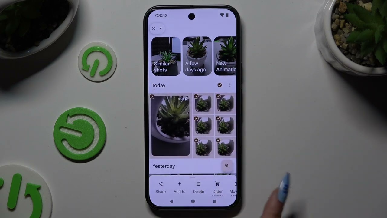 How to Select and Delete Multiple Photos At Once - GOOGLE Pixel 9 and Gallery App