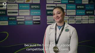 2024 Women's Artistic Europeans - Interview Manila ESPOSITO (ITA) after All-Around victory