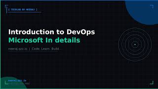Introduction to DevOps | TechLab by Neeraj