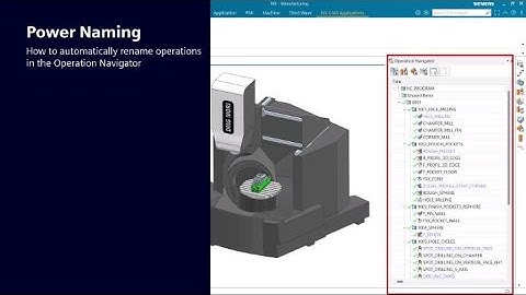 Power Naming in NX CAM