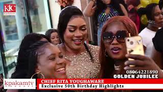 Kpakamtv Upload: Super 50th Birthday highlights of CHIEF RITA BIRTHDAY in Effurun Delta State