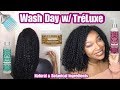 Wash Day From Start to Finish ft. TréLuxe | Shampoo + Wash & Go on Natural Hair