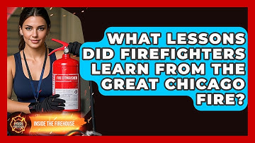 What Lessons Did Firefighters Learn From The Great Chicago Fire? - Inside the Firehouse