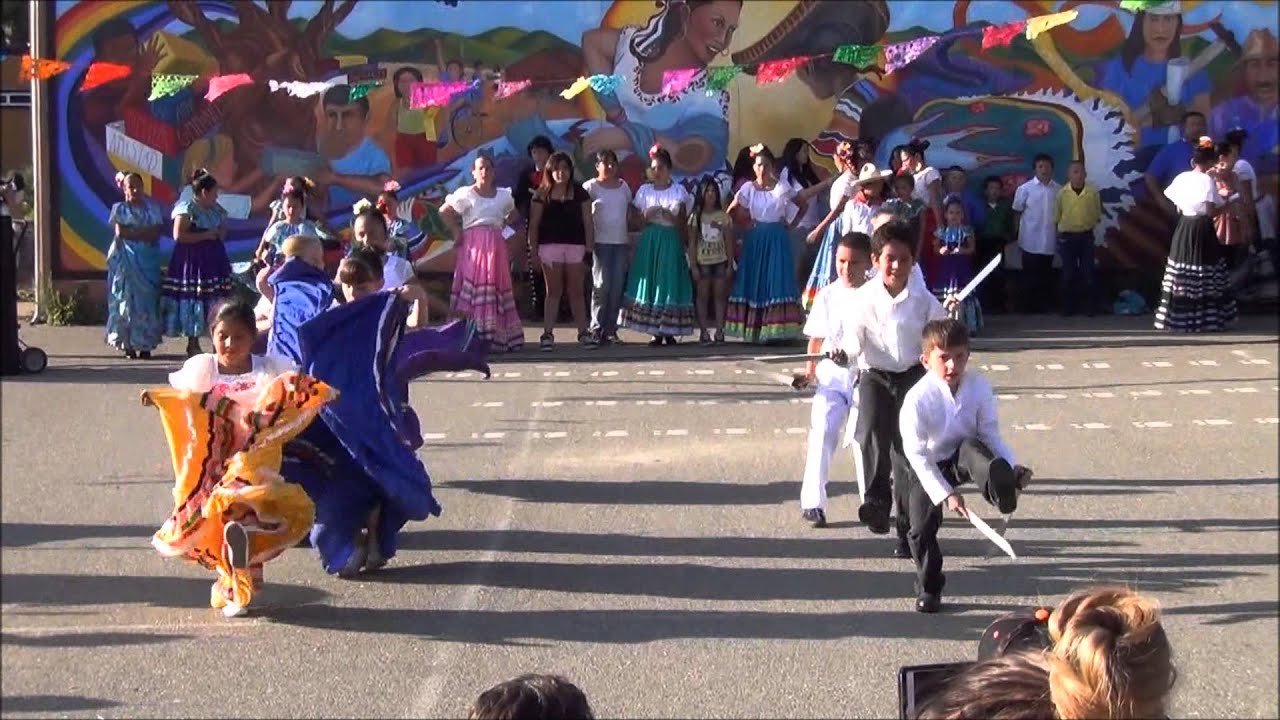 Max dances ballet folklorico machete at Beamer Elementary YouTube