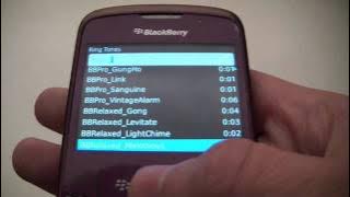 Blackberry Curve 8130 Ring Tones Review