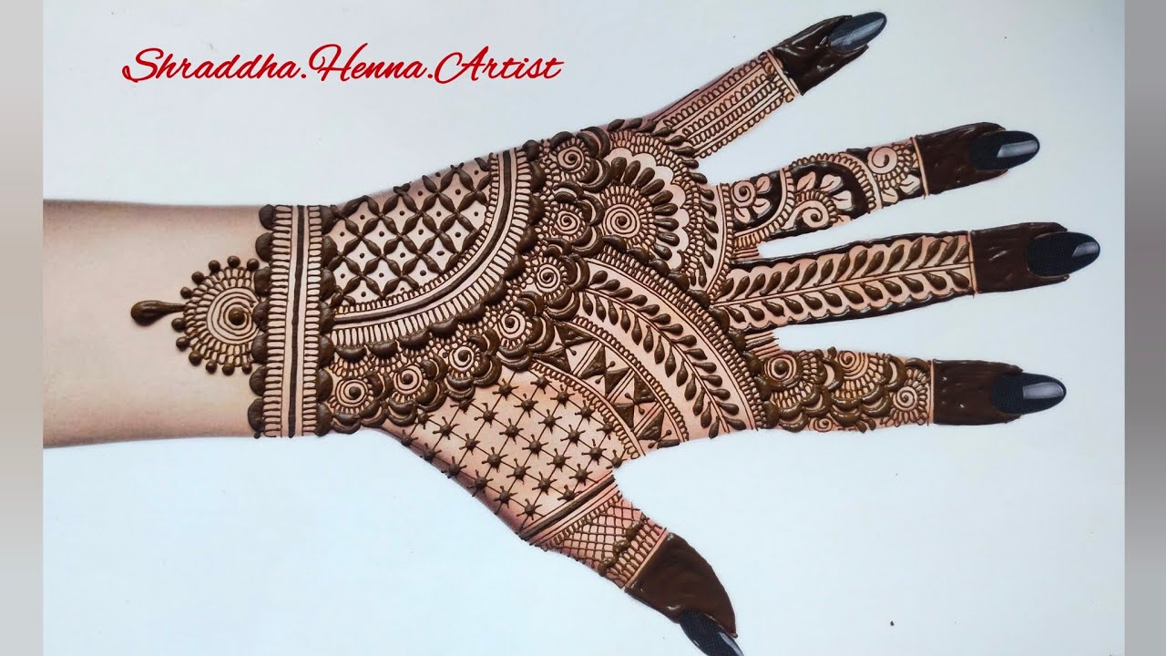 beautiful fronthand backhand mehndi ka design 😍 - YouTube