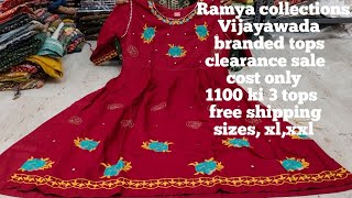 @ramyacollections Mob 8639209100/Branded Tops Clearance Sale/Rs 1100 ki 3Tops & Free Shipping,💃🥰🥳