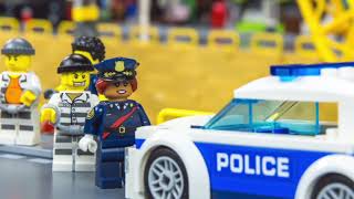Les voitures de police stop motion film
