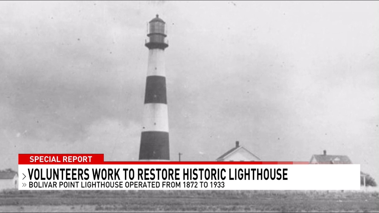 Special Report: Volunteers make it their mission to restore, preserve the Bolivar Point Lighthouse