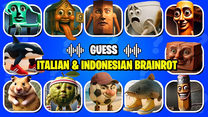 Guess New ITALIAN  & INDONESIAN BRAINROT ANIMALS MEME | Karkerkar Kurkur, Te te te Sahur