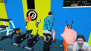 AKU FULL UPGRADE GYM MEMBUKA DAN RUANGAN BARU! Gym Simulator 24 GAMEPLAY #2