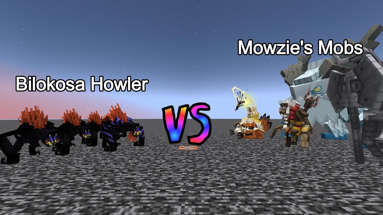 Bilokosa Howler vs Mowzie's Mobs | Minecraft Mob Battle - YouTube