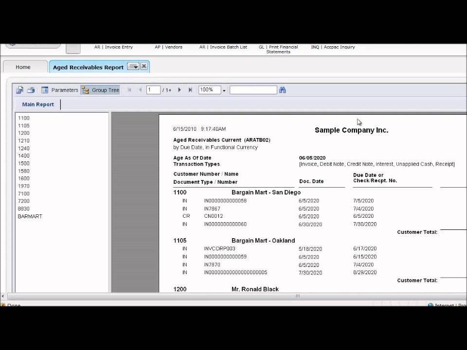 Sage Accpac 6.0 Overview Video