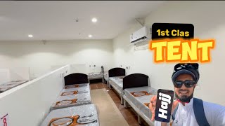 This is what inside of first class tent in Mina | Hajj Prep P2