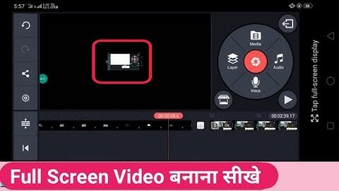 Kinemaster Mai full screen video kaise banaye how to make full screen video in kinemaster technical