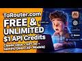 ToRouter.ai FREE &amp; UNLIMITED $1 API Credits 😳 Claude Opus + GPT-4o + Gemini, Qwen (30+ Models)