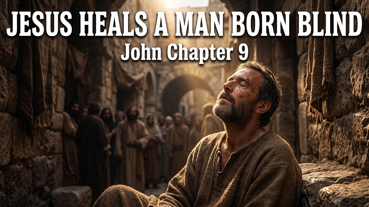 Jesus Heals a Man BORN BLIND - John Chapter 9 - YouTube
