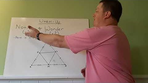 3-05: IM Geometry - Splitting Triangle Sides with Dilation (Part 1)