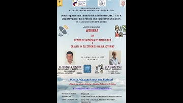 Design of Microwave Amplifiers and Quality in Electronics Manufacturing
