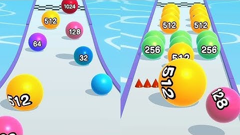 Ball Run 2048 🎱😷 - All Levels Gameplays  Android, iOS part 79