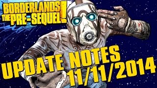 Borderlands The Pre-Sequel Update Notes & Possible Farming Support! Borderlands The Pre-Sequel Update Notes & Possible Farming Support!