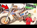 Surprising My Brother With His NEW DIRTBIKE...AGAIN!! | KTM85 2-STROKE