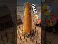 OMG! The World’s Biggest Corn Tower! 😱🌽”“Village Creates Mega CornTower! WOW 😳🌽 everyone’s mind! 😱🌽🔥