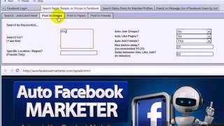 Auto Facebook Marketer Automate Your Facebook Marketing With This new software screenshot 2