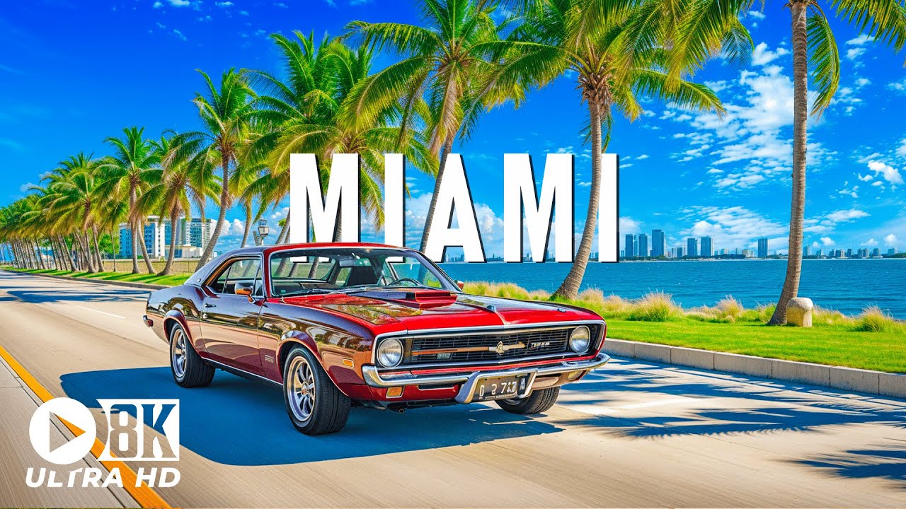 Miami 8K UHD - Enjoy The Pristine Beaches And Most Luxurious Resorts In America