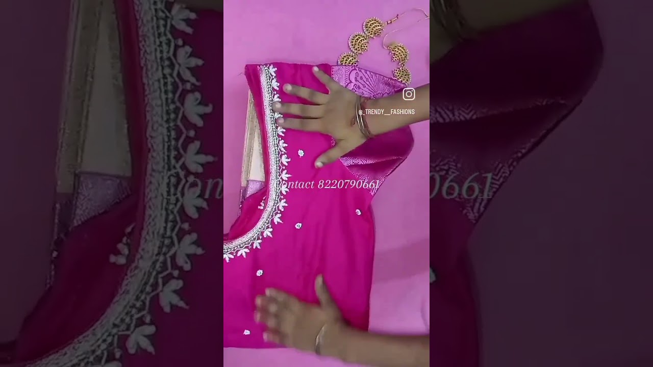 Silver colour saree aari work blouse designs 