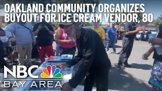 Oakland community organizes buyout for ice cream vendor who was robbed