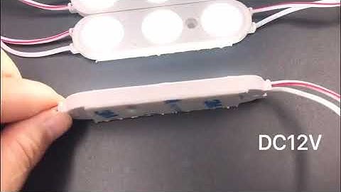 High power led modules in large banners