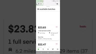 instacart formula for claiming batches.