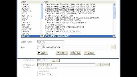 Definedoc Tutorial: Output Library