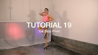 How to Toe Stop Pivot on Roller Skates - Tutorial 19