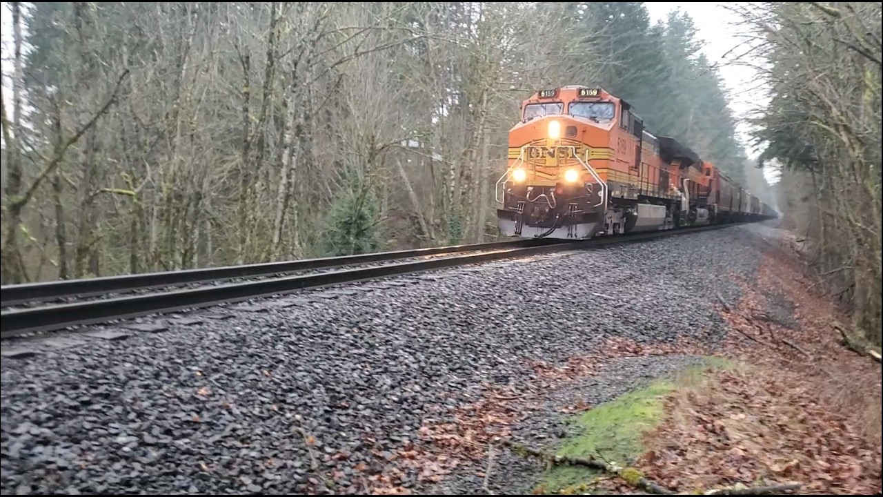 Speedy Nighttime Trains, Rainy Trains, and H2 Leaders on the Stampede Sub!