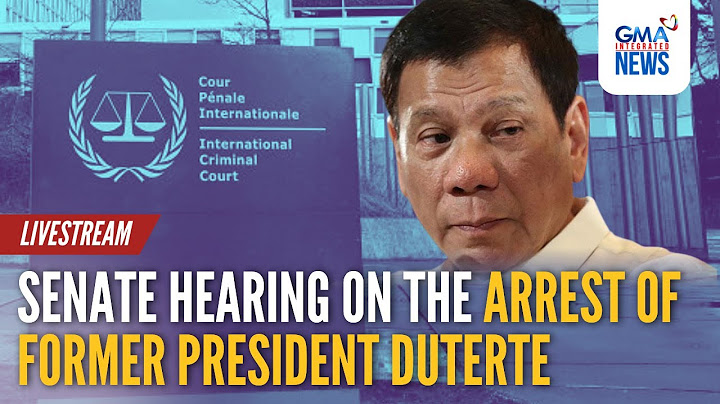 LIVE: Senate hearing on the arrest of former President Duterte... | GMA Integrated News - Replay