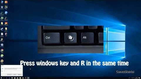 How to open dxdiag in Windows10 (DirectX Disgnostic Tool) 1080p 60fps