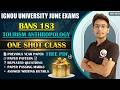 #168 BANS 183 || TOURISM ANTHROPOLOGY-ENG || IMPORTANT QUESTIONS | IGNOU WALAY