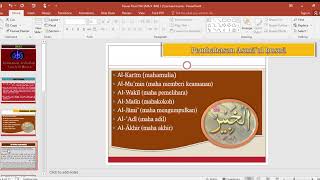 Power Point PAI SMA X  BAB 3 asmaul husna  pert 9 SMAN I Maja screenshot 4