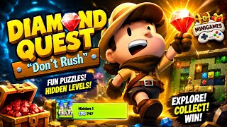 😱 HIDDEN 1 FOUND! | Diamond Quest Don’t Rush Mini Game 💎🔥 screenshot 5