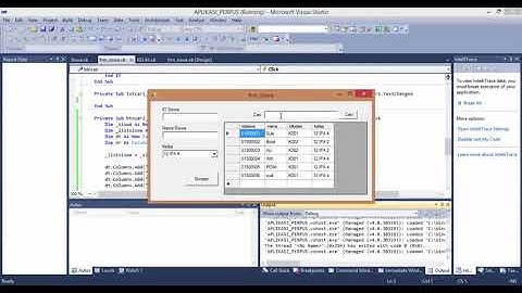 Tutorial Cara Pencarian Data Part  II Non Dinamis Di VB Net